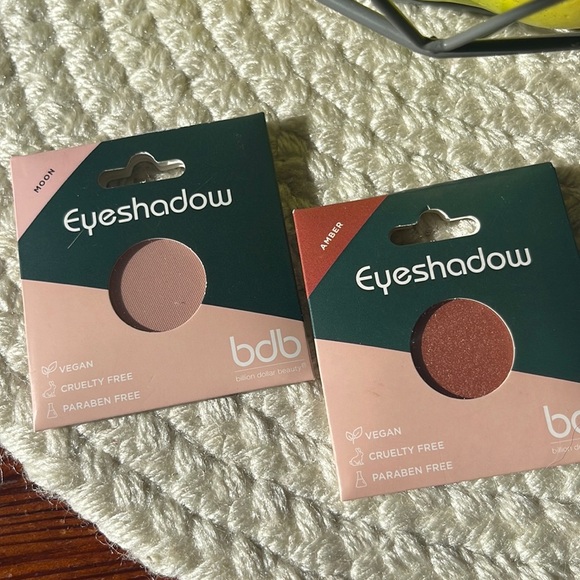 Billion Dollar Beauty Matte & Shimmer Eyeshadow Pan Set Shade Moon & Amber bdb - Picture 2 of 8